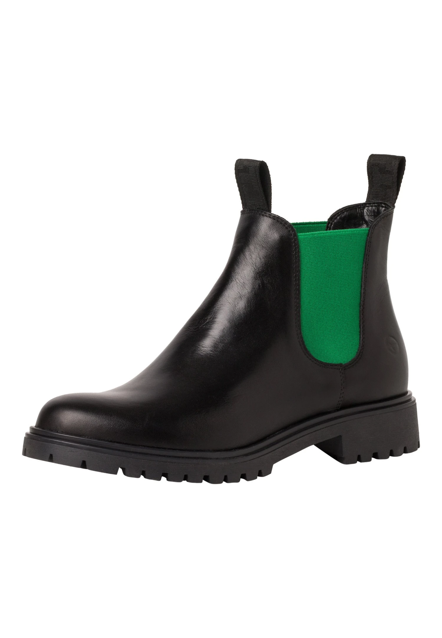 Tamaris Chelsea - Bottines - Blk Lea Green 5 Tamaris Chelsea - Bottines - Blk Lea Green – Image 3