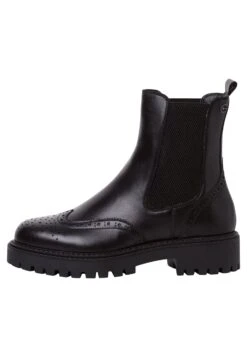 Tamaris Bottines À Plateau - Blk Leath Uni
