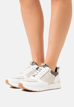 Tamaris Baskets Basses - Ivory/Gold