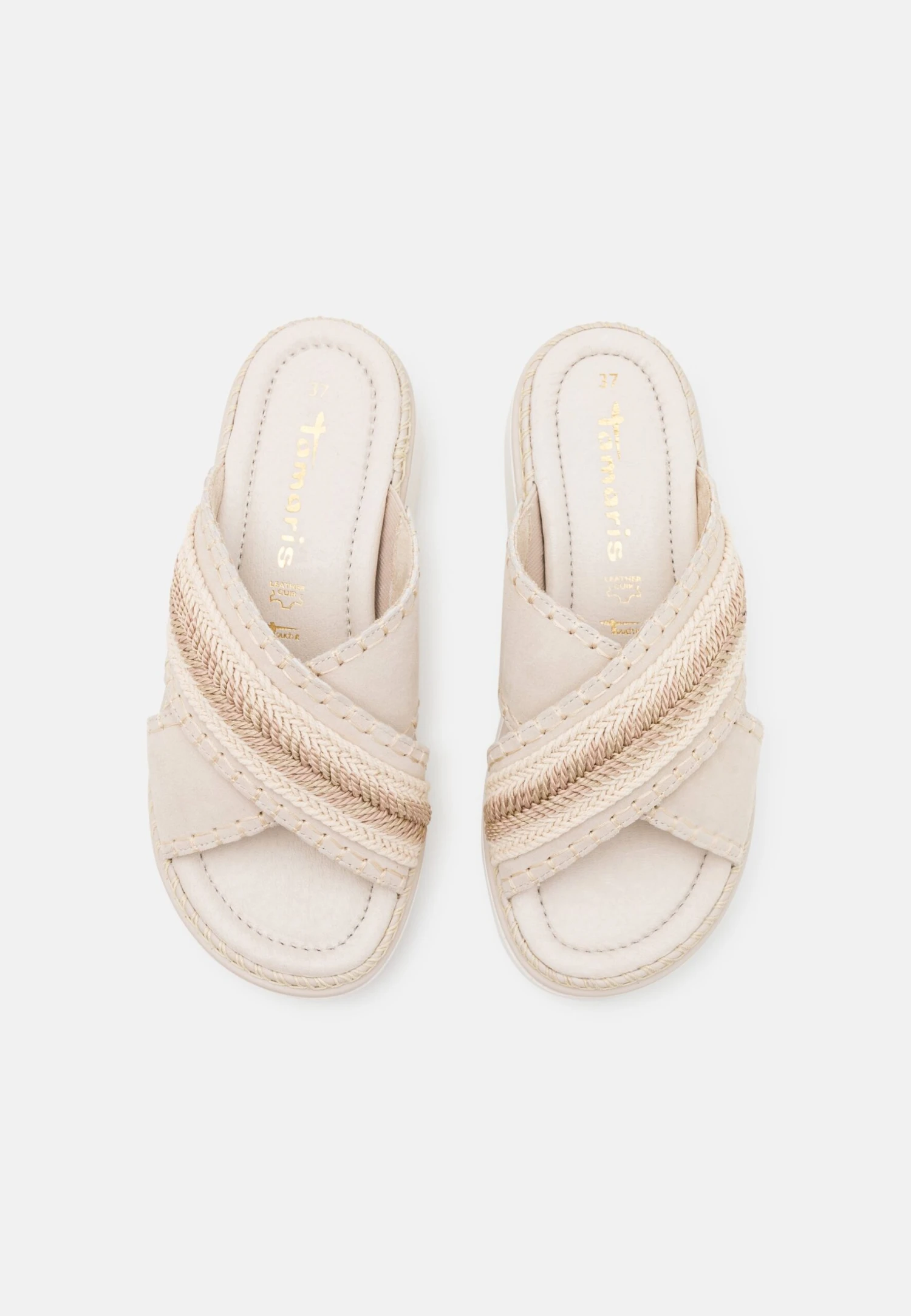 Tamaris Mules À Talons - Ivory 8 Tamaris Mules À Talons - Ivory – Image 6