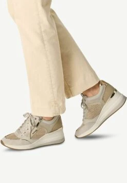 Tamaris Baskets Basses - Ivory Struct