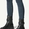 Tamaris Chelsea - Bottines À Plateau - Black -Tamaris Soldes Magasin 84c9826634a94570b022601f5385a35a