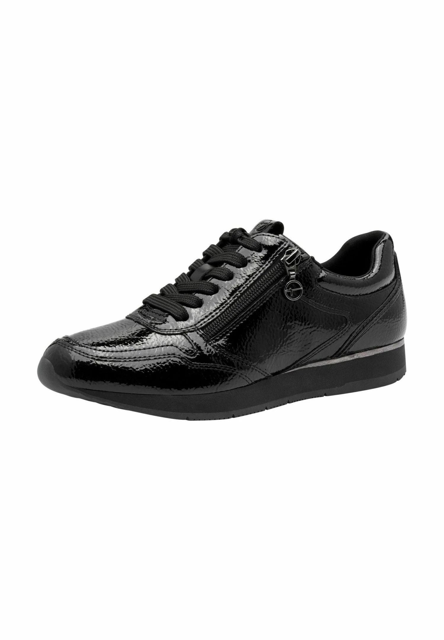 Tamaris Baskets Basses - Black Patent 7 Tamaris Baskets Basses - Black Patent – Image 5