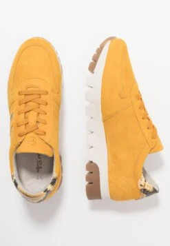 Tamaris Lace Up - Baskets Basses - Mustard -Tamaris Soldes Magasin 90b52b68d90043f99f5d1df8ec3eaab1