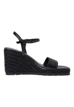 Tamaris Sandales Compensées - Black Uni -Tamaris Soldes Magasin 9e97300ad2cf43119a0f2ab4a7756d7d