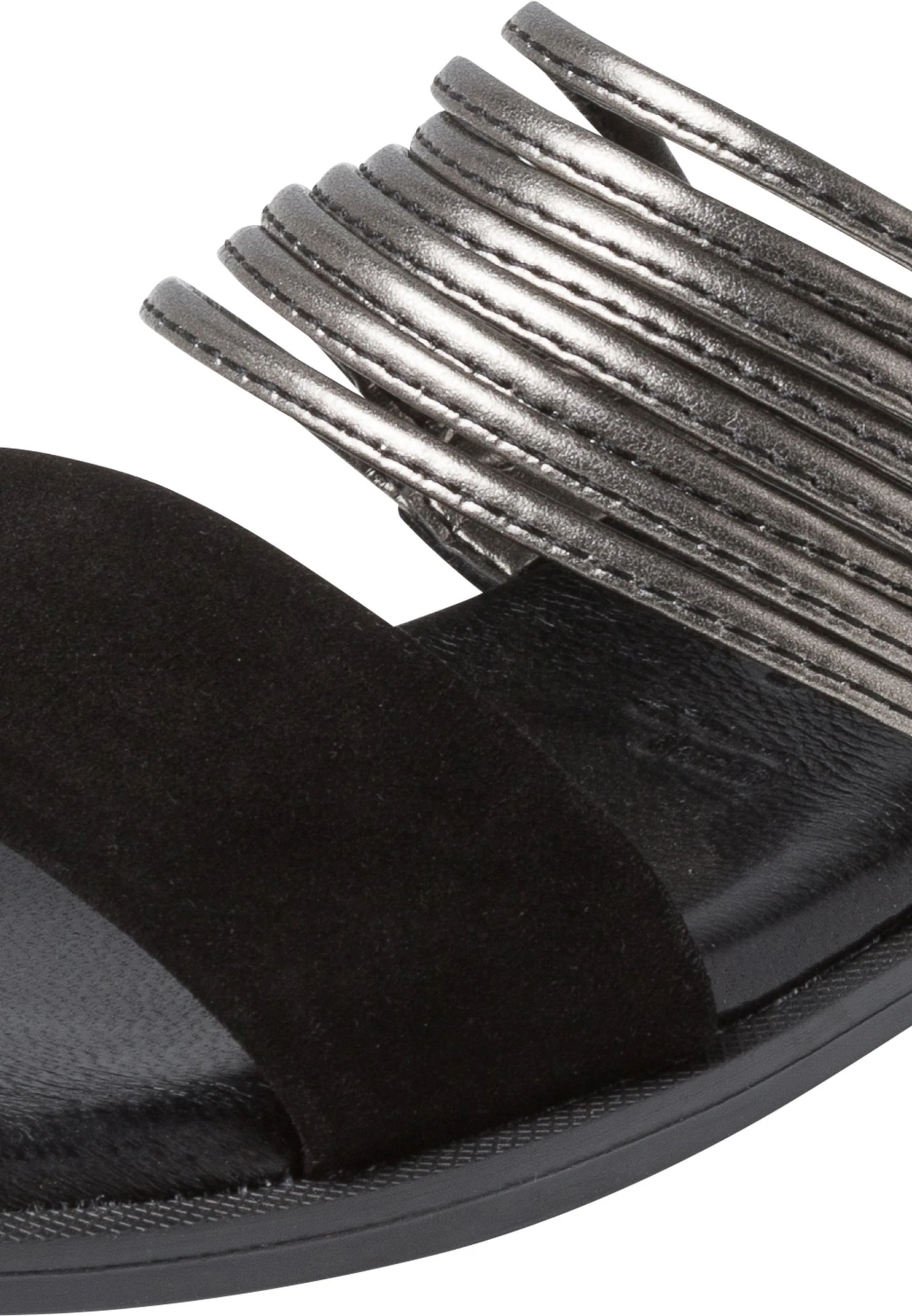 Tamaris Mules - Black Pewter 7 Tamaris Mules - Black Pewter – Image 5