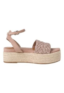 Tamaris Espadrilles - Old Rose Woven -Tamaris Soldes Magasin a086f432e87d477ebbcbcc9f4b2465a1