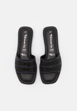 Tamaris Mules - Black Glam 13 Tamaris Mules - Black Glam -Tamaris Soldes Magasin a178e11da7744b3b8cb8545e670c41ea