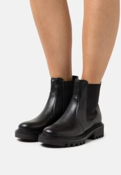 Tamaris Bottines À Plateau - Black Dull
