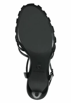 Tamaris Sandales À Talons Hauts - Black Patent -Tamaris Soldes Magasin a5336dcbb2f641eb9281b13bdfcbb0d1