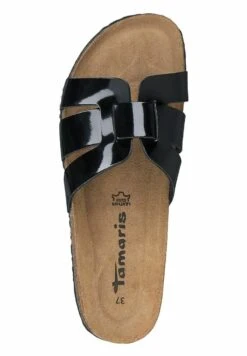 Tamaris Mules - Black Patent -Tamaris Soldes Magasin a585b18f12ba4947b82e6599e4a603e1