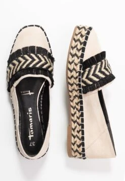 Tamaris Espadrilles - Ivory -Tamaris Soldes Magasin a83ecbf6a2594bd7b844f58faa89d378