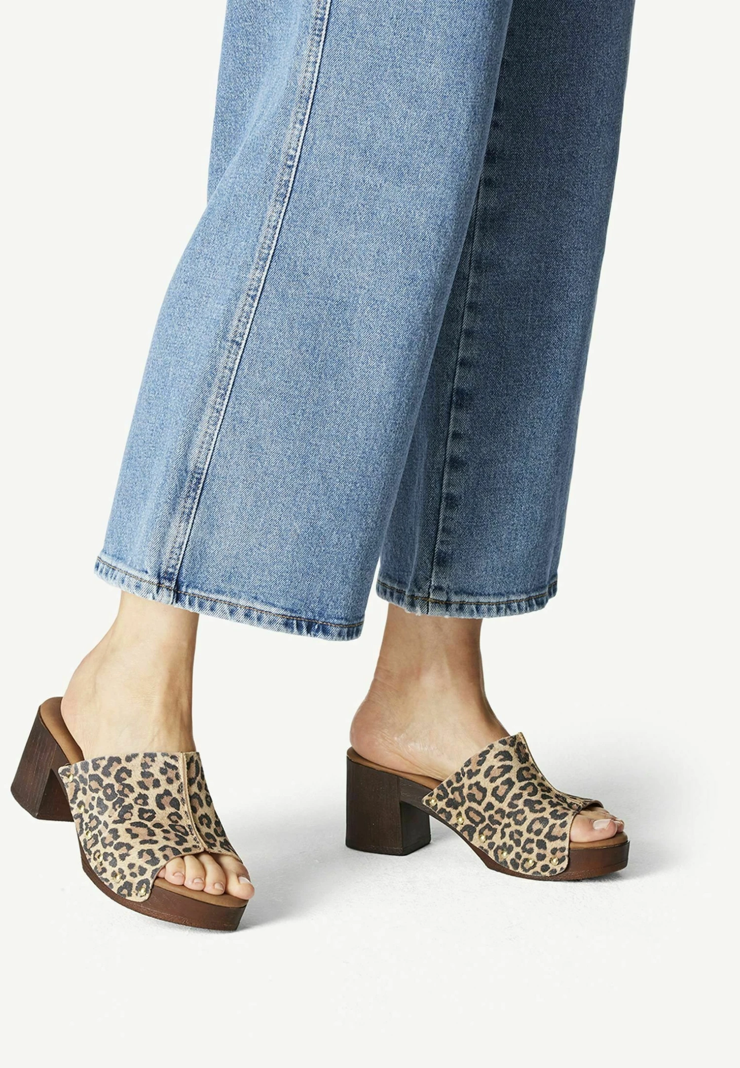 Tamaris Mules À Talons - Leopard Comb 3 Tamaris Mules À Talons - Leopard Comb