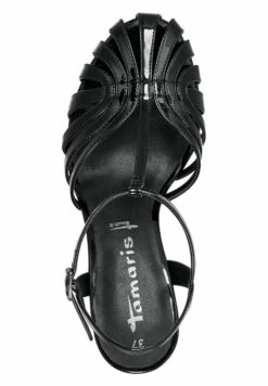 Tamaris Sandales À Talons Hauts - Black Patent -Tamaris Soldes Magasin aafa679e7f69438d8bf5a1b547931f98