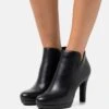 Tamaris Bottines À Talons Hauts - Black Matt -Tamaris Soldes Magasin af8fde51a2f64fa5bafa2c8efa730b3e