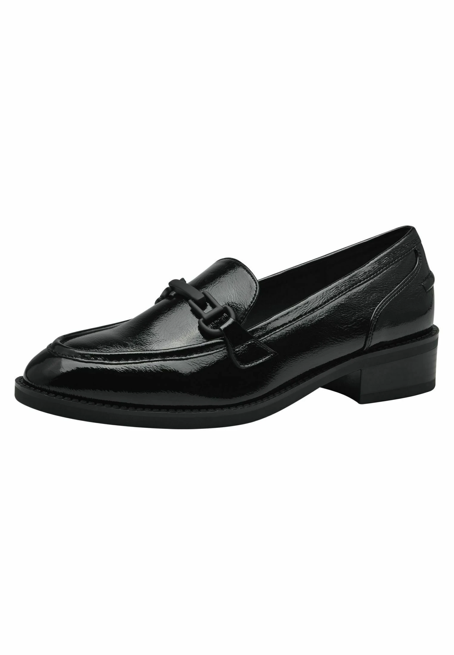 Tamaris Mocassins - Black Patent 3 Tamaris Mocassins - Black Patent – Image 2