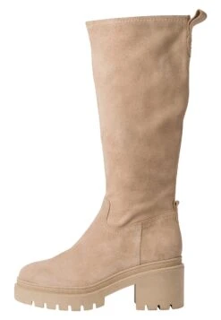 Tamaris Bottes À Plateau - Cream Suede