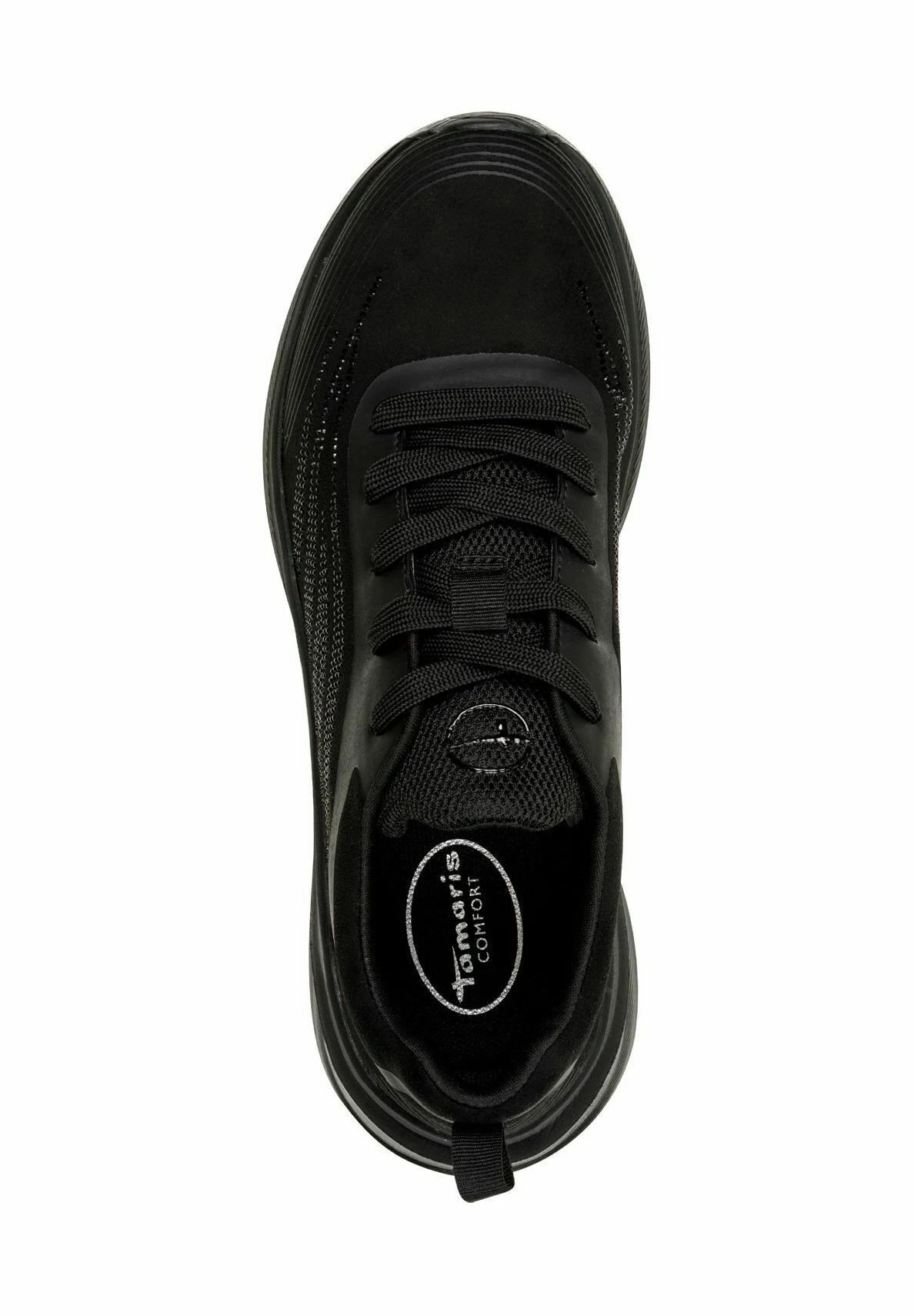 Tamaris SUPER LEICHTE SNEAKER MIT HERAUSNEHMBAREN FUSSBETT - Baskets Basses - Black Glitter 6 Tamaris SUPER LEICHTE SNEAKER MIT HERAUSNEHMBAREN FUSSBETT - Baskets Basses - Black Glitter – Image 4
