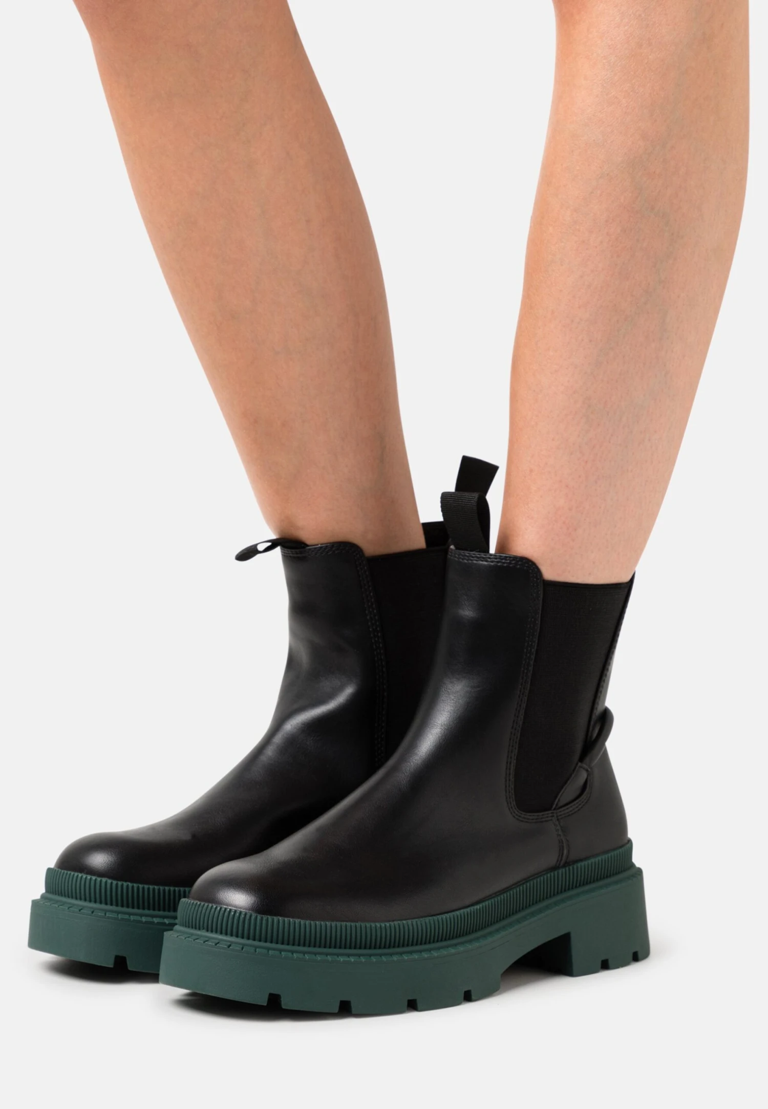 Tamaris Bottines - Black/Dark Green 3 Tamaris Bottines - Black/Dark Green