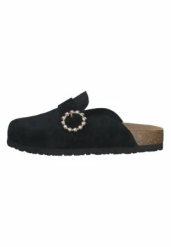 Tamaris Mules - Black Suede