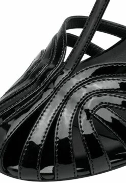 Tamaris Sandales À Talons Hauts - Black Patent -Tamaris Soldes Magasin d35453fb5cf447a19e4af34b8d97df81