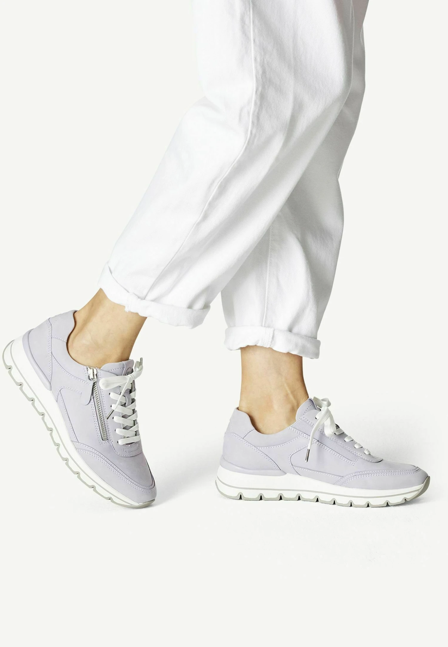 Tamaris Baskets Basses - Lilac Nubuc 3 Tamaris Baskets Basses - Lilac Nubuc