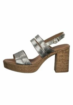 Tamaris Sandales À Plateforme - Light Gold Met