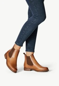 Tamaris Chelsea - Boots À Talons - Nut Leather