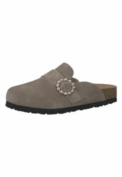 Tamaris Mules - Taupe Suede -Tamaris Soldes Magasin decf3b78e31f4a8783f979c3969aba9e