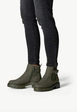 Tamaris Online Exclusive - Boots À Talons - Olive