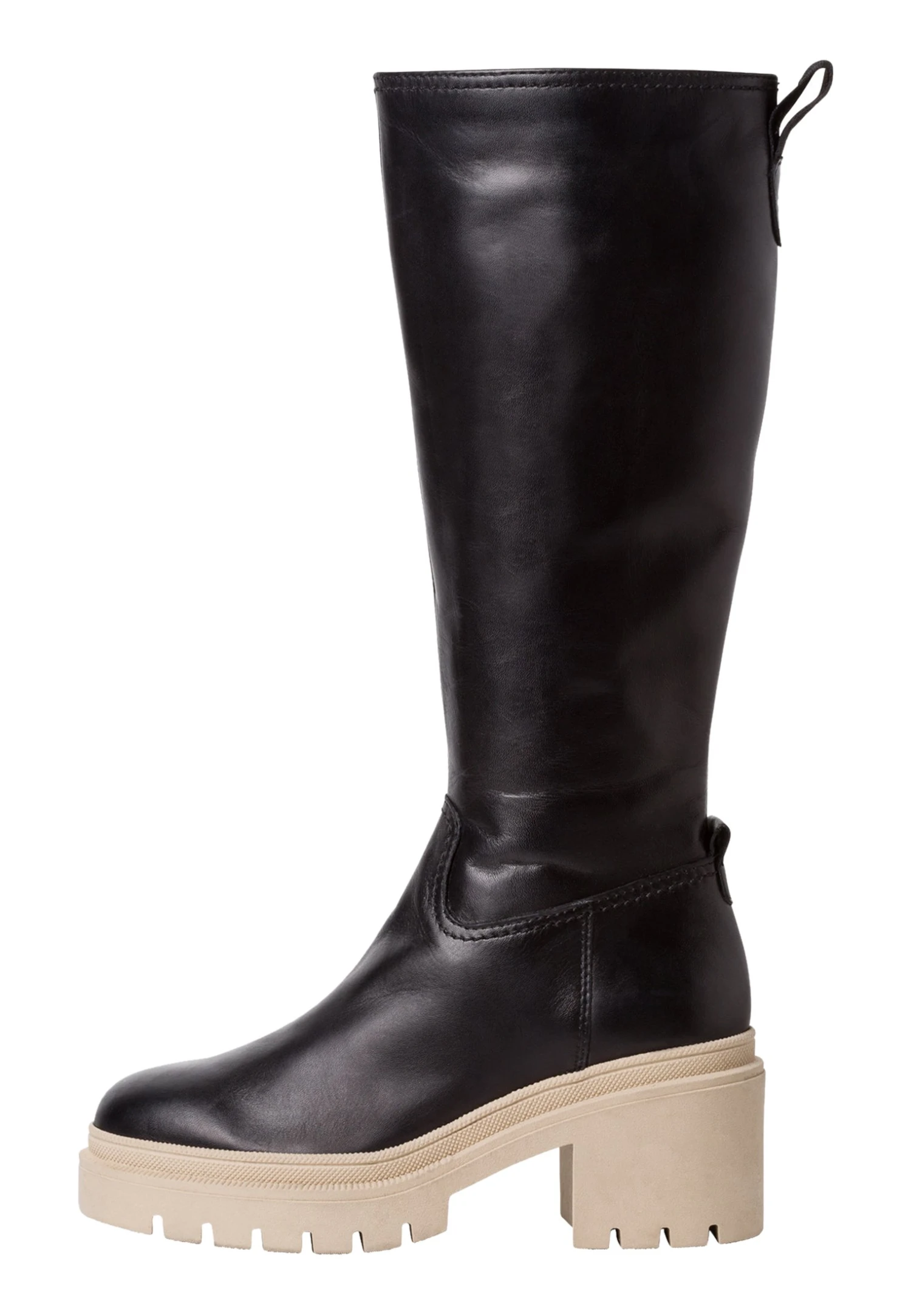 Tamaris Bottes À Plateau - Blk Lea Beige 3 Tamaris Bottes À Plateau - Blk Lea Beige