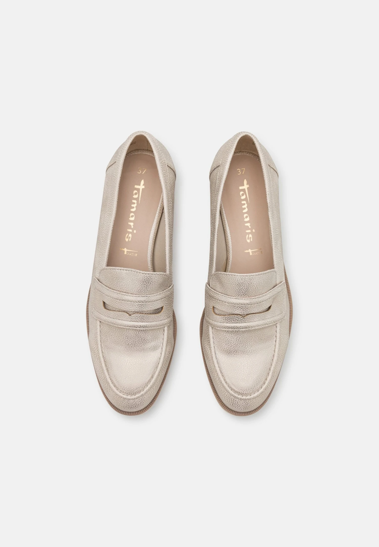 Tamaris Mocassins - Light Gold 8 Tamaris Mocassins - Light Gold – Image 6