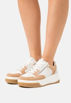 Tamaris Baskets Basses - White/Nut