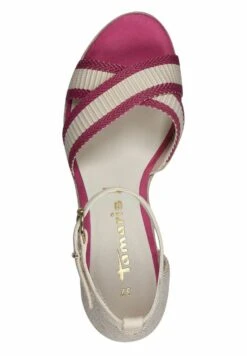 Tamaris Sandales Compensées - Raspberry -Tamaris Soldes Magasin e5a1875c3f664dfebb518a2e4d530a77