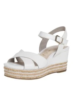 Tamaris Sandales Compensées - White Leather 11 Tamaris Sandales Compensées - White Leather -Tamaris Soldes Magasin e77230cb898945d28f0ea23e457a152f
