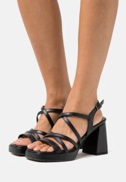 Tamaris Sandales À Talons Hauts - Black Matt