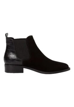Tamaris Chelsea - Boots À Talons - Blk Sued Str -Tamaris Soldes Magasin f012c89c8fea44d6b5a1e0fc378f6b7c