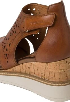 Tamaris Sandales Compensées - Cognac 12 Tamaris Sandales Compensées - Cognac -Tamaris Soldes Magasin f522e2b9629346e8a8ef214496d44512