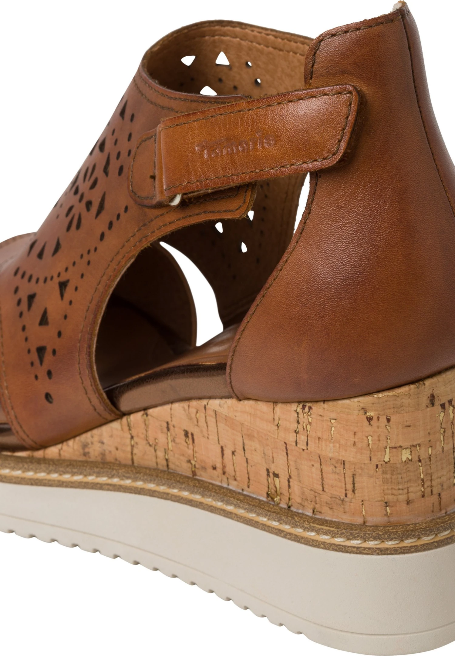 Tamaris Sandales Compensées - Cognac 7 Tamaris Sandales Compensées - Cognac – Image 5