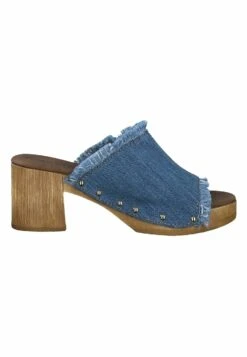 Tamaris Mules À Talons - Denim Jeans -Tamaris Soldes Magasin f5c7ccf352374071b51157d657bff274