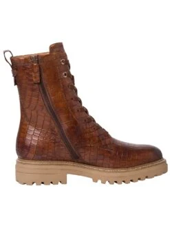 Tamaris Bottines À Plateau - Cognac Croco -Tamaris Soldes Magasin f9379129071c4fa08d9ac147b3a8a8d8