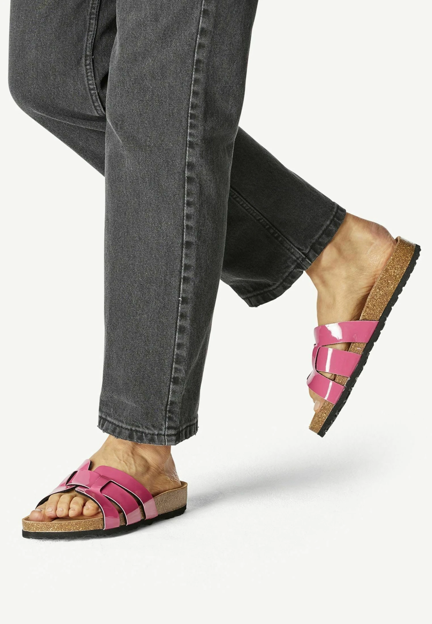 Tamaris Mules - Pink Patent 3 Tamaris Mules - Pink Patent