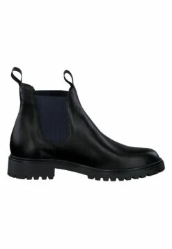 Tamaris Chelsea - Bottines - Black Lea Navy -Tamaris Soldes Magasin fb151f420c9a40ff93e80024650f5d37