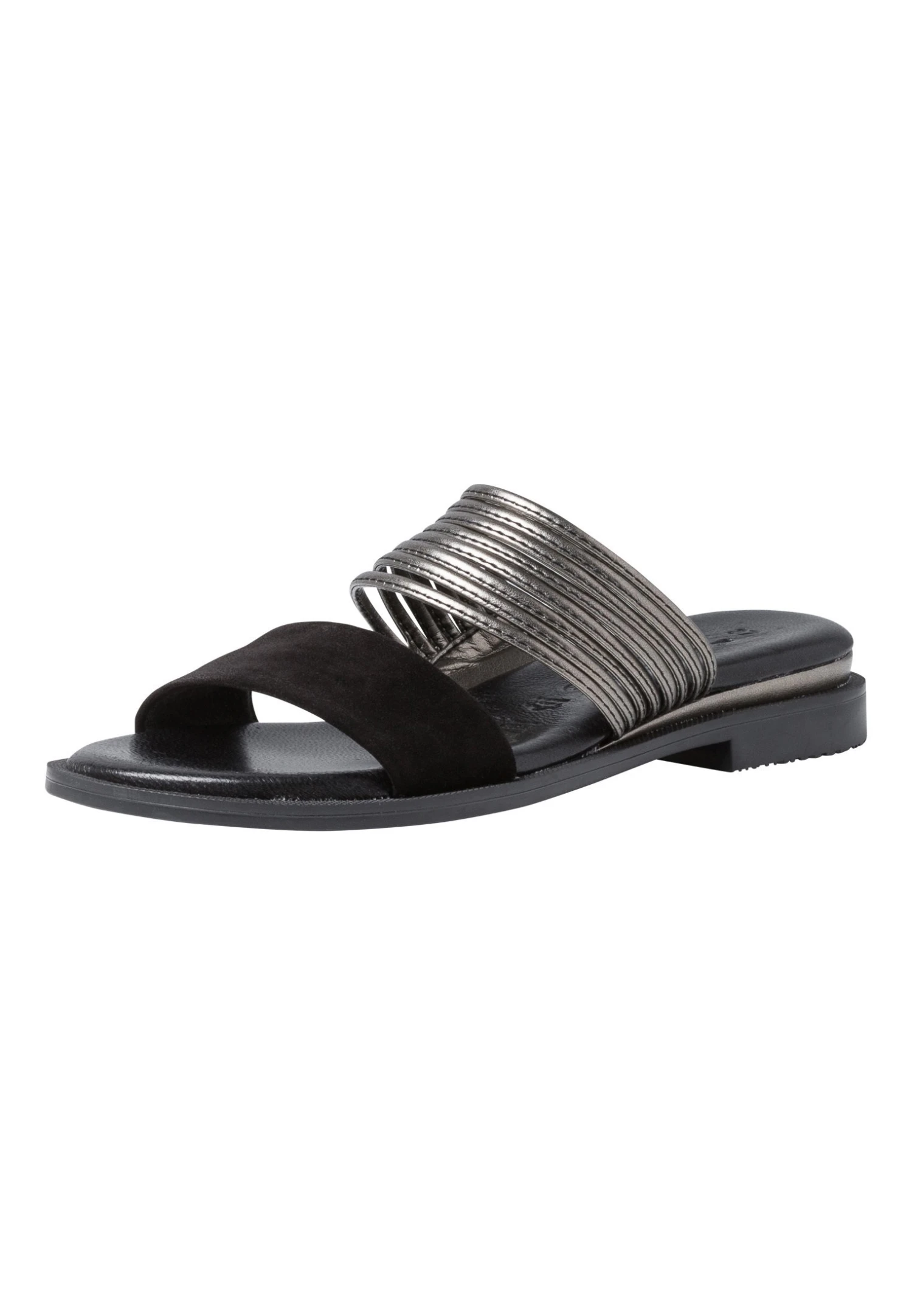 Tamaris Mules - Black Pewter 4 Tamaris Mules - Black Pewter – Image 2